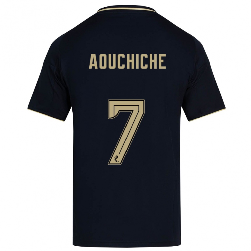 ילדים כדורגל אדיל אאושיש #7 כחול נייבי זהב הרחק ג'רזי 2025/26