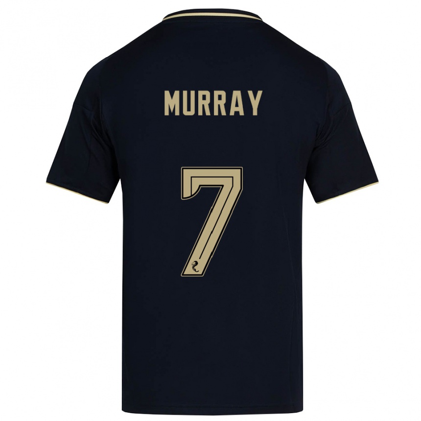 ילדים כדורגל Phoebe Murray #7 כחול נייבי זהב הרחק ג'רזי 2025/26