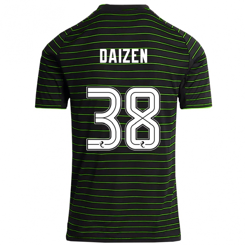 ילדים כדורגל דאייזן מיידה #38 שחור ירוק הרחק ג'רזי 2025/26