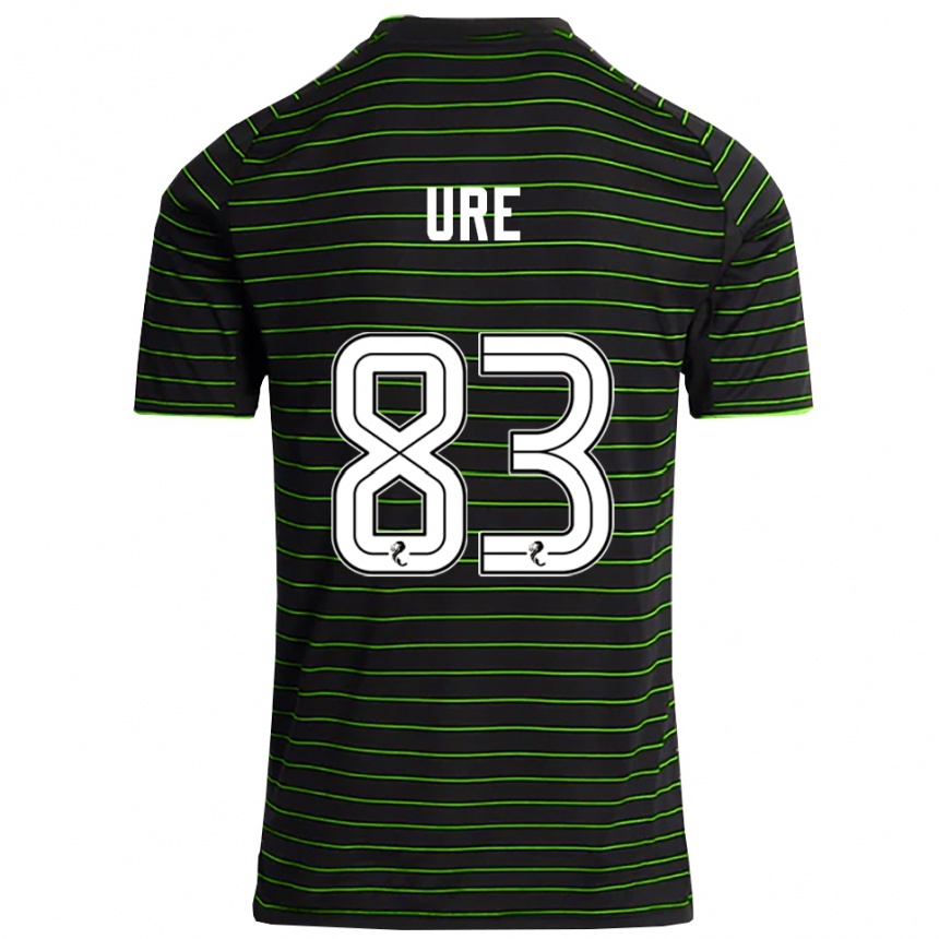 ילדים כדורגל קייל אור #83 שחור ירוק הרחק ג'רזי 2025/26