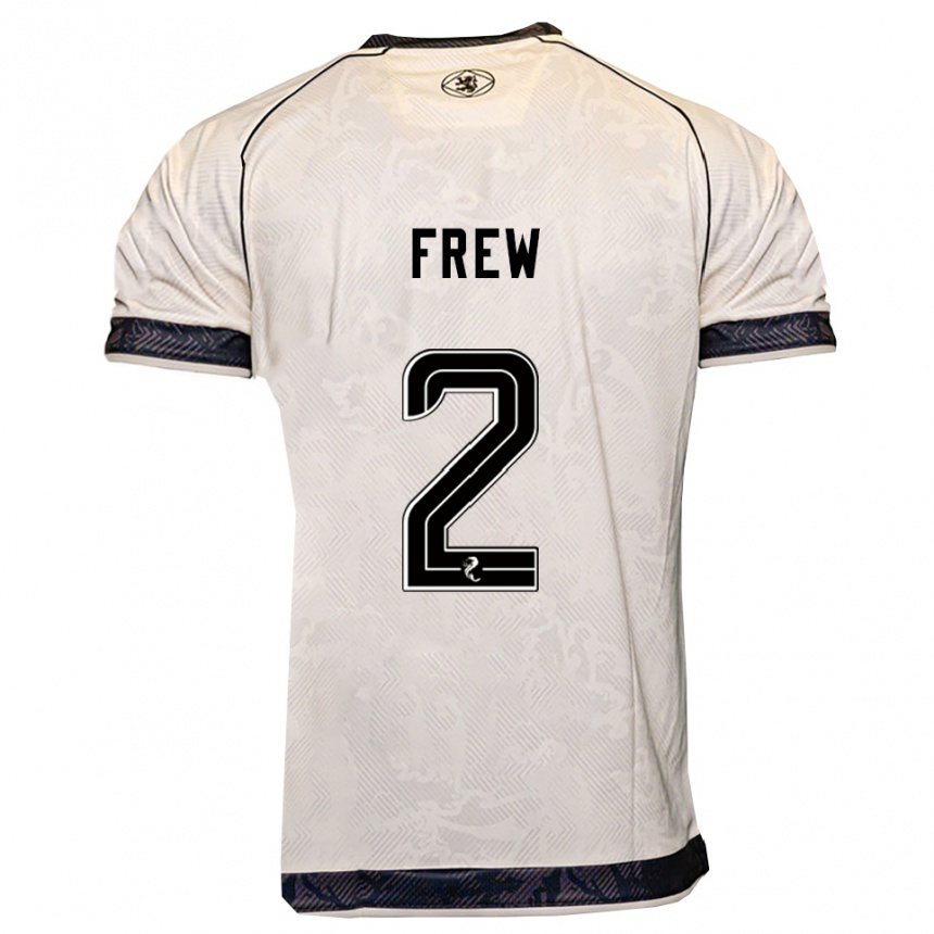 ילדים כדורגל קייטי לו פרו #2 לבן שחור הרחק ג'רזי 2025/26