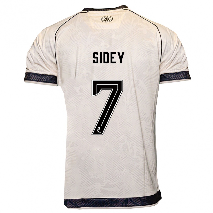 ילדים כדורגל לאה פלורה סידיי #7 לבן שחור הרחק ג'רזי 2025/26