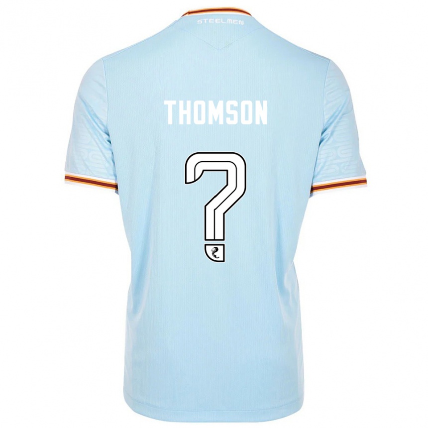 ילדים כדורגל Aaron Thomson #0 תכלת הרחק ג'רזי 2025/26