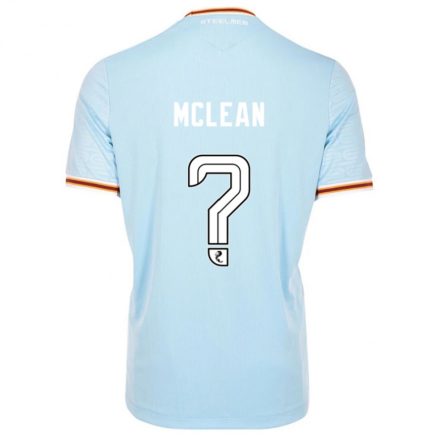 ילדים כדורגל Harry Mclean #0 תכלת הרחק ג'רזי 2025/26