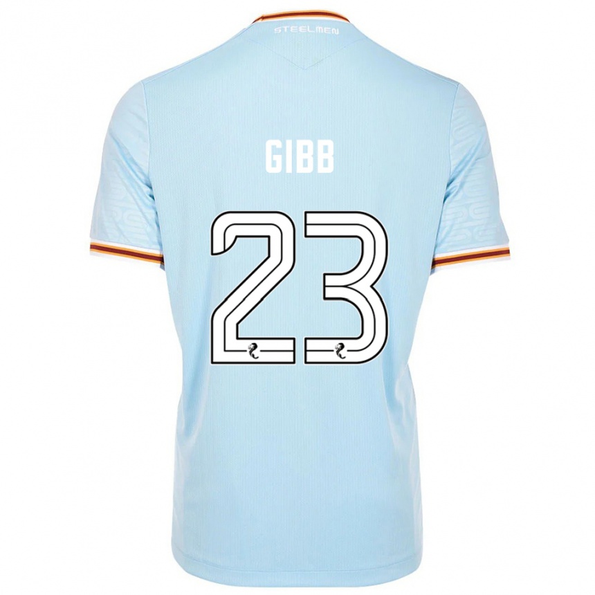 ילדים כדורגל Sarah Gibb #23 תכלת הרחק ג'רזי 2025/26