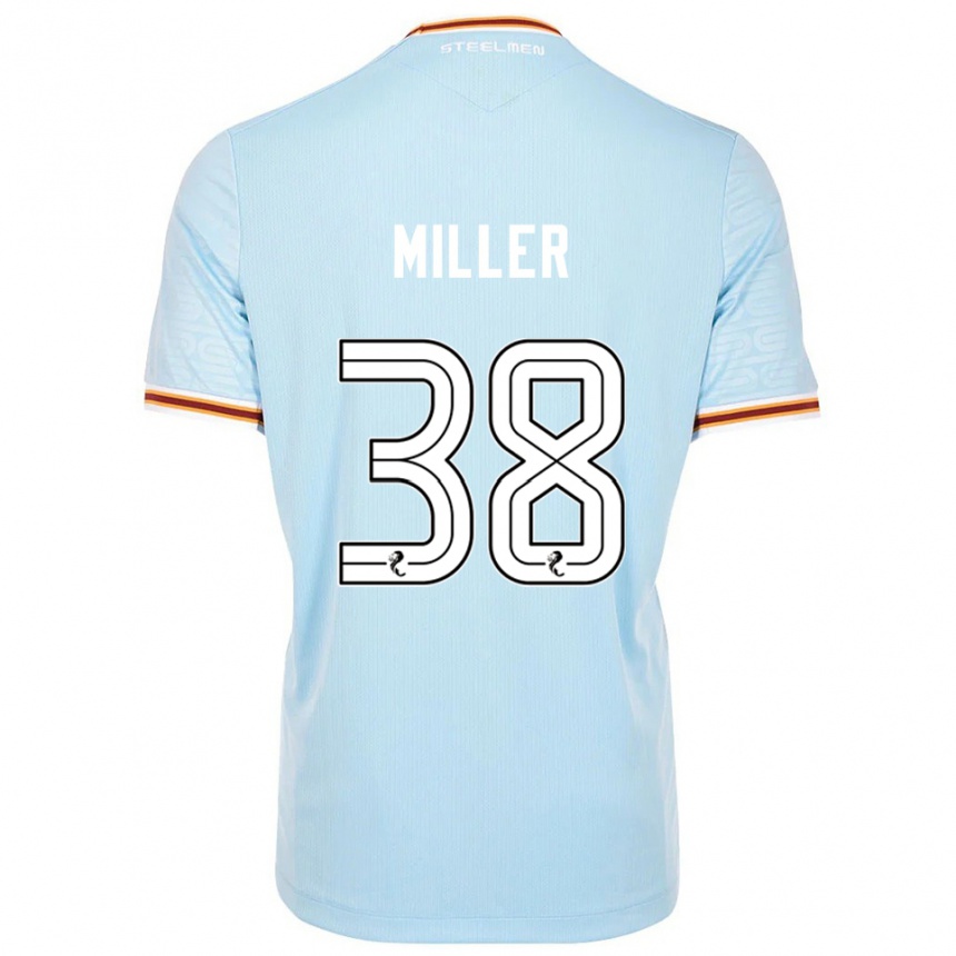 ילדים כדורגל לנון מילר #38 תכלת הרחק ג'רזי 2025/26