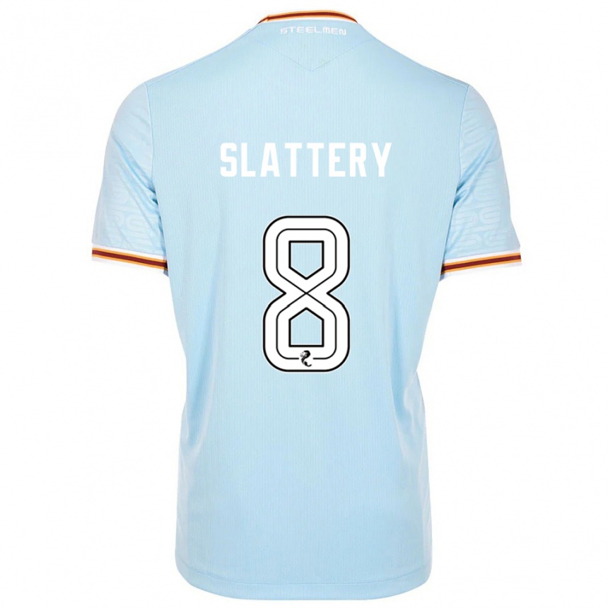 ילדים כדורגל קאלום סלאטרי #8 תכלת הרחק ג'רזי 2025/26