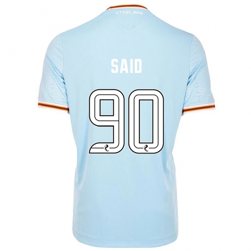 ילדים כדורגל איברהים סעיד #90 תכלת הרחק ג'רזי 2025/26