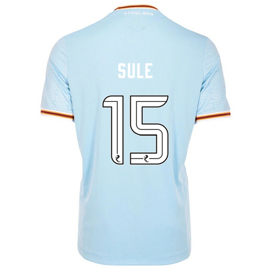 ילדים כדורגל סעיף חיבור סגור #15 תכלת הרחק ג'רזי 2025/26