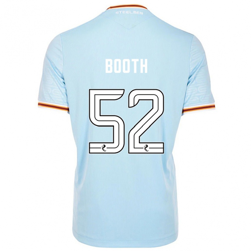 ילדים כדורגל Mikey Booth #52 תכלת הרחק ג'רזי 2025/26