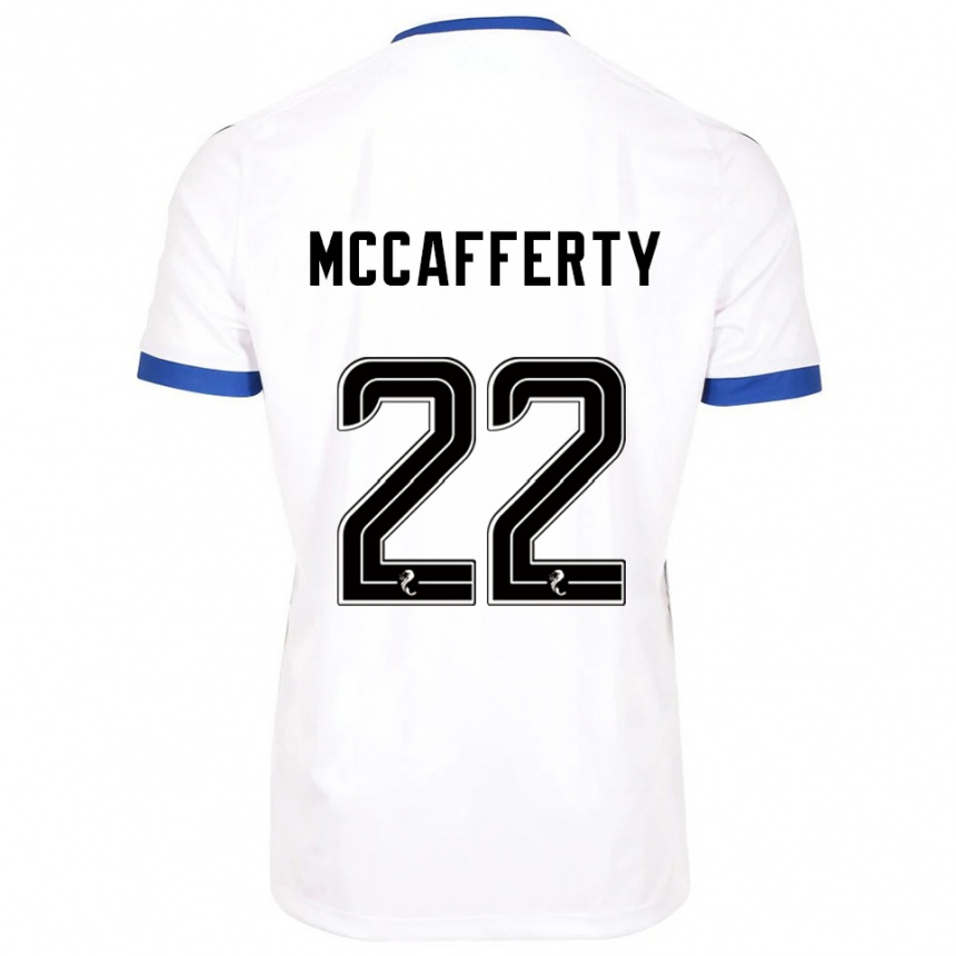 ילדים כדורגל אירלנד מקאפרטי #22 לבן כחול הרחק ג'רזי 2025/26