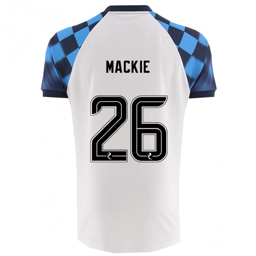 ילדים כדורגל שון מאקי #26 לבן תכלת הרחק ג'רזי 2025/26