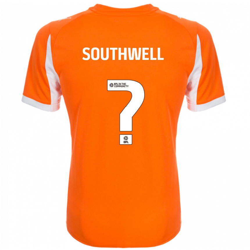 גברים כדורגל Olivia Southwell #0 כתום לבן ג'רזי ביתית 2025/26