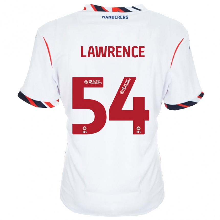 גברים כדורגל דאשון לורנס #54 לבן אדום ג'רזי ביתית 2025/26