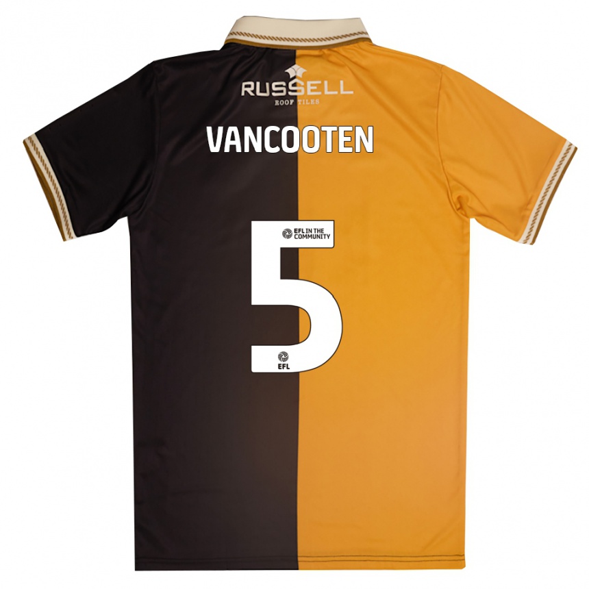 גברים כדורגל טרנס ואנקוטן #5 צהוב שחור ג'רזי ביתית 2025/26