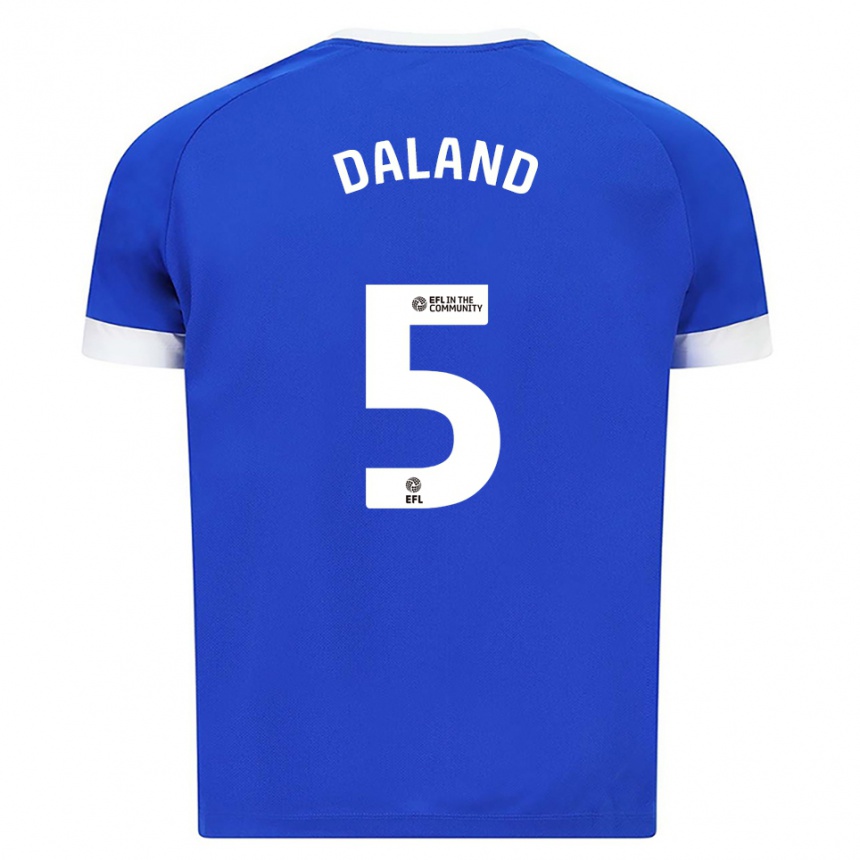 גברים כדורגל ג׳ספר דלדלנד #5 כחול לבן ג'רזי ביתית 2025/26