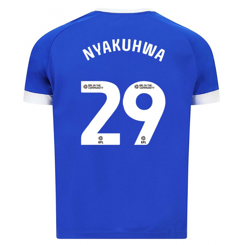 גברים כדורגל ניקו אותנו #29 כחול לבן ג'רזי ביתית 2025/26