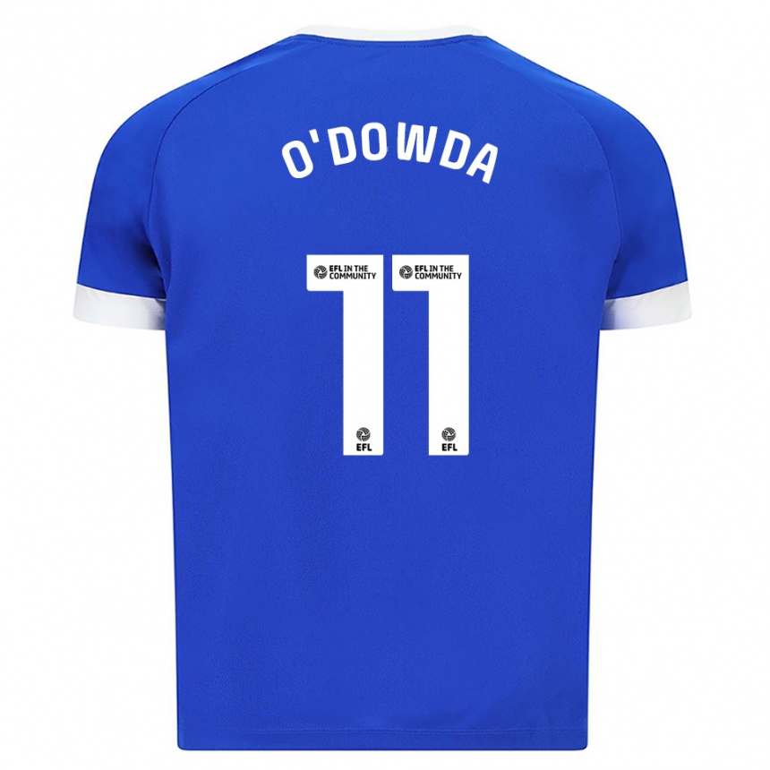 גברים כדורגל קאלום או'דאודה #11 כחול לבן ג'רזי ביתית 2025/26