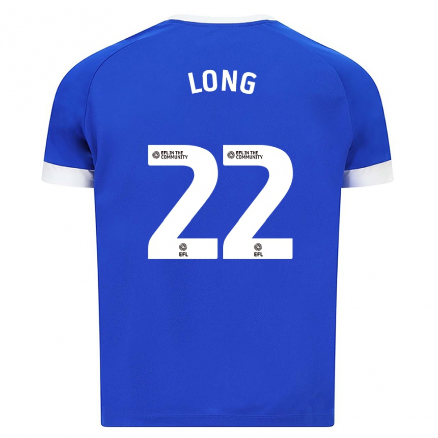 גברים כדורגל Amy Long #22 כחול לבן ג'רזי ביתית 2025/26