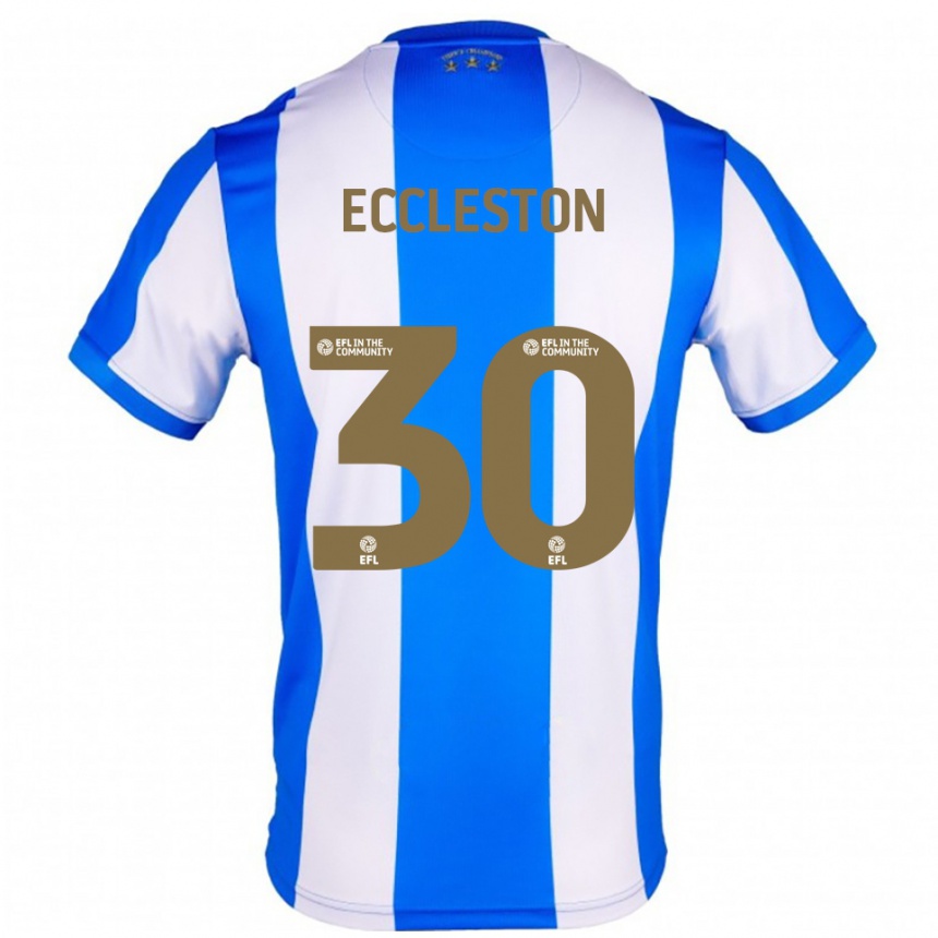 גברים כדורגל נאו אקלסטון #30 כחול לבן ג'רזי ביתית 2025/26