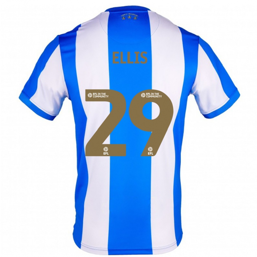 גברים כדורגל Molly Ellis #29 כחול לבן ג'רזי ביתית 2025/26