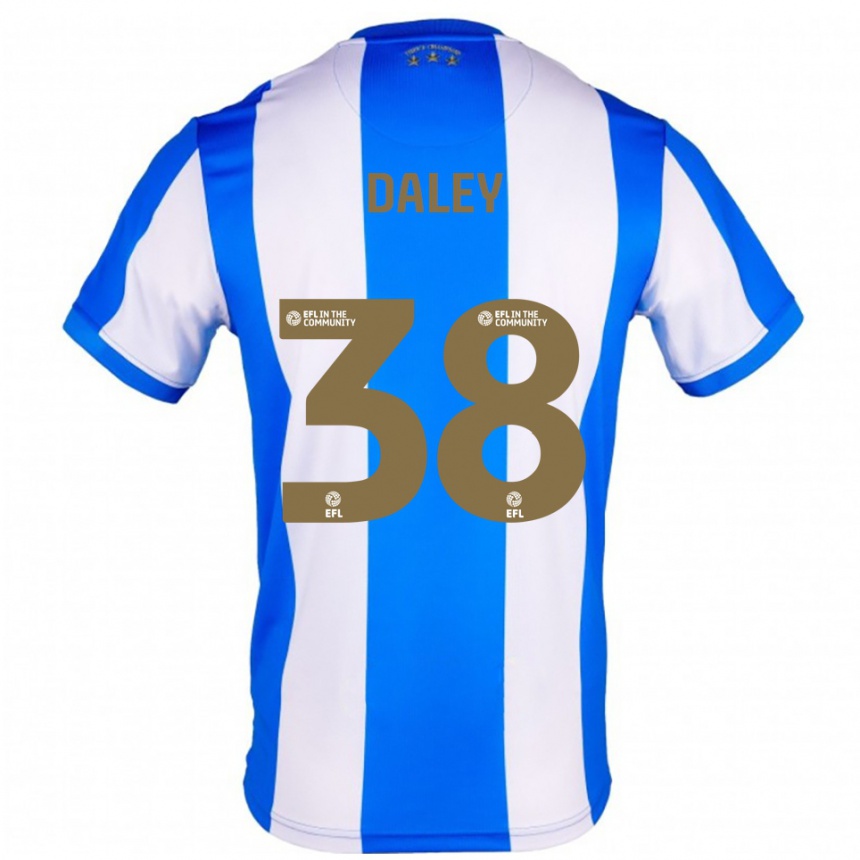 גברים כדורגל לוק דיילי #38 כחול לבן ג'רזי ביתית 2025/26