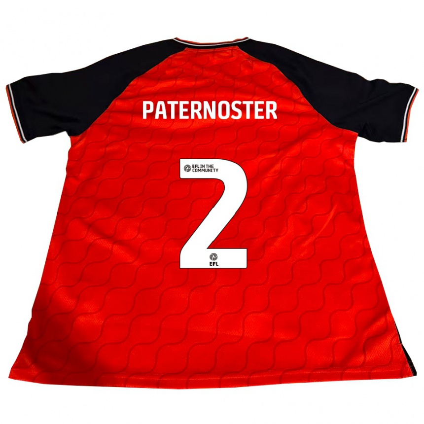 גברים כדורגל Vladimir Paternoster #2 כתום שחור לבן ג'רזי ביתית 2025/26