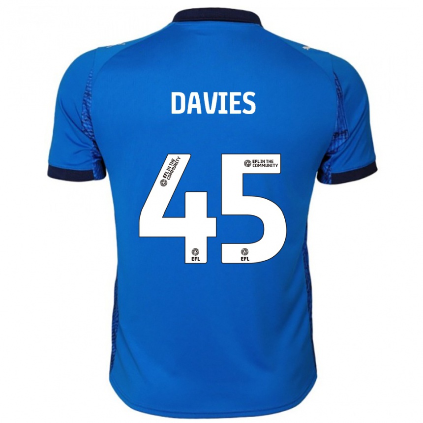 גברים כדורגל Joe Davies #45 כחול לבן ג'רזי ביתית 2025/26 גברים כדורגל Joe Davies #45 כחול לבן ג'רזי ביתית 2025/26