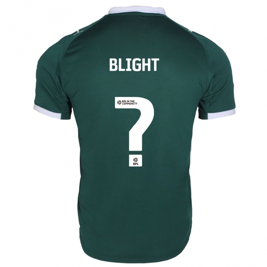 גברים כדורגל Kelsey Blight #0 ירוק לבן ג'רזי ביתית 2025/26