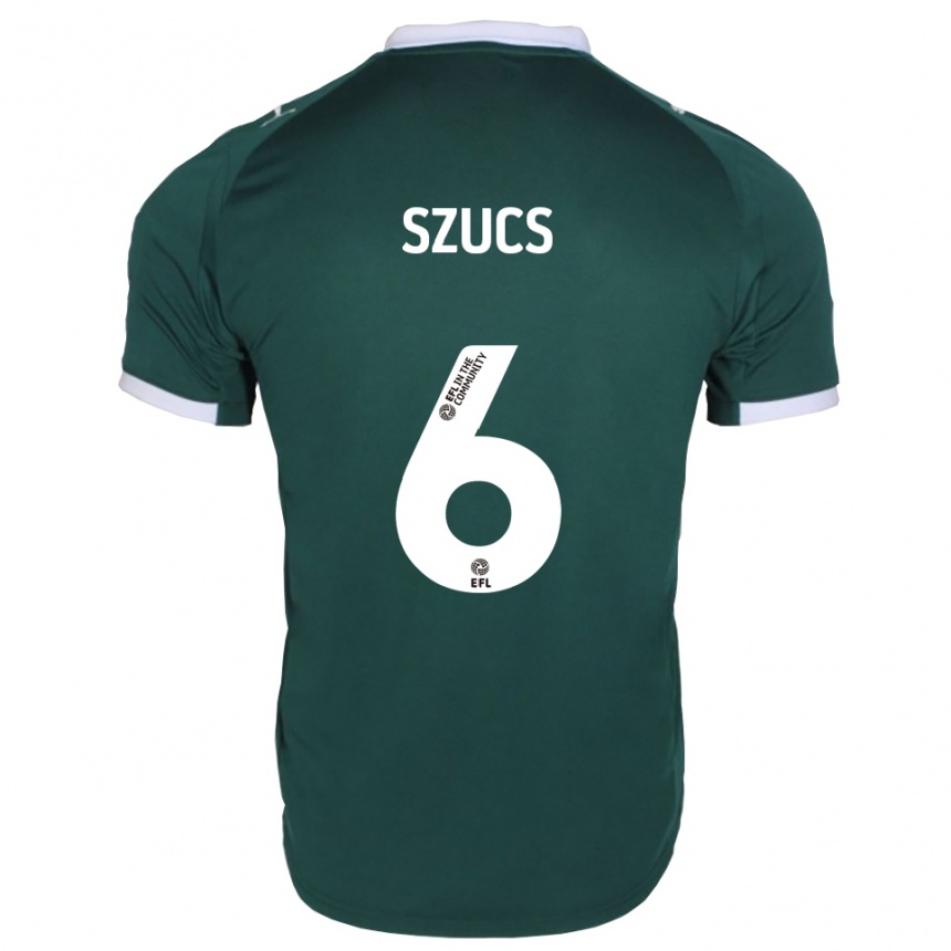 גברים כדורגל קורנל סוץ' #6 ירוק לבן ג'רזי ביתית 2025/26