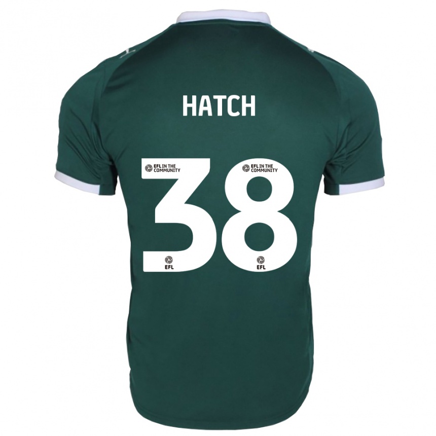 גברים כדורגל ג'וזף האץ' #38 ירוק לבן ג'רזי ביתית 2025/26