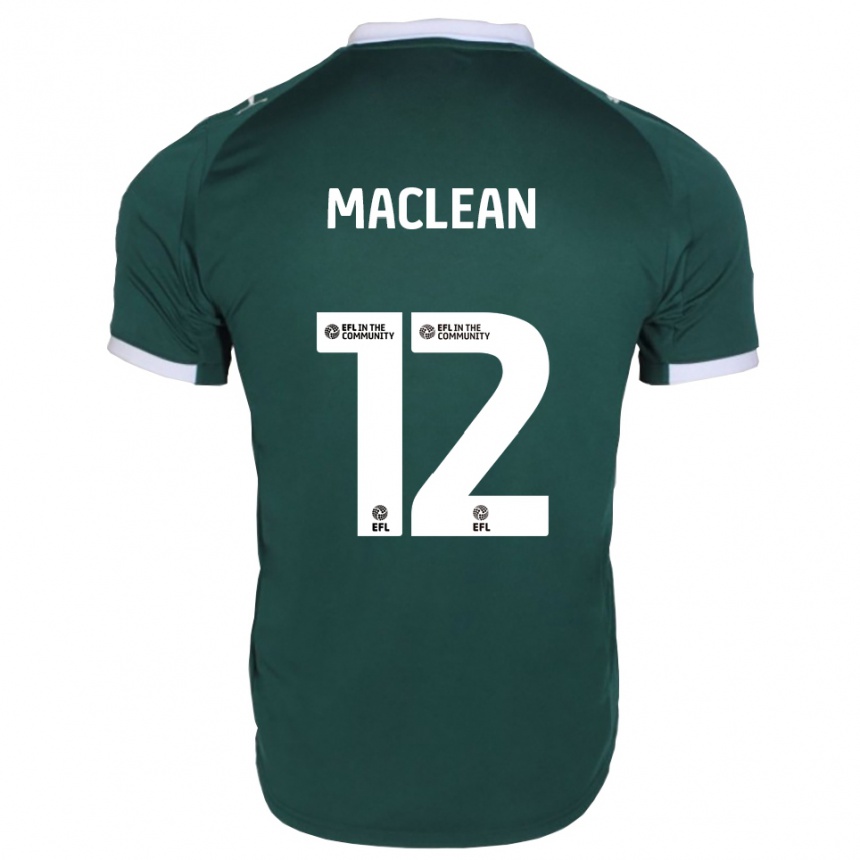 גברים כדורגל טובי מקלין #12 ירוק לבן ג'רזי ביתית 2025/26