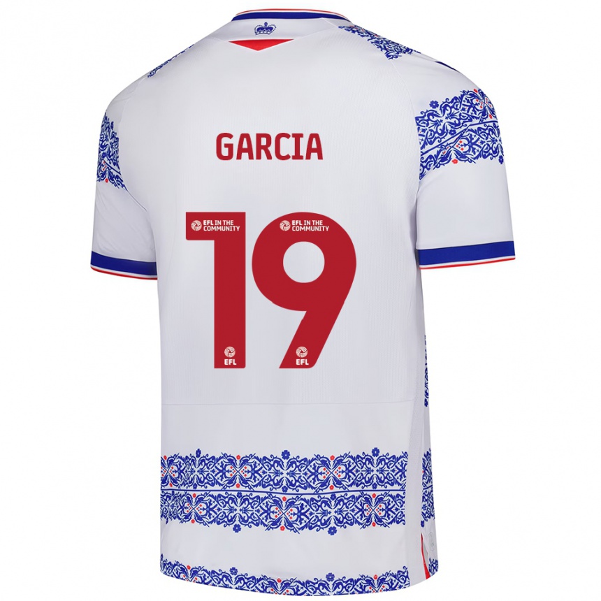 גברים כדורגל Andre Garcia #19 לבן כחול ג'רזי ביתית 2025/26