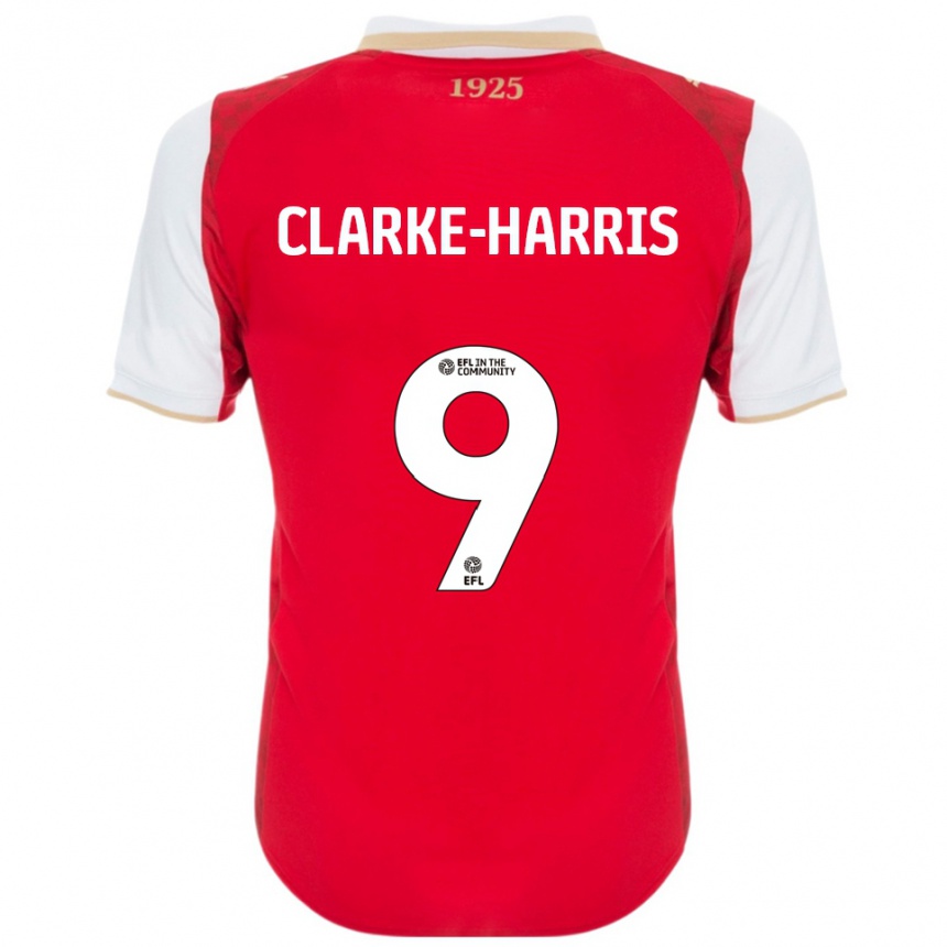 גברים כדורגל ג׳ונסון קלארק-האריס #9 אדום לבן ג'רזי ביתית 2025/26 גברים כדורגל ג׳ונסון קלארק-האריס #9 אדום לבן ג'רזי ביתית 2025/26