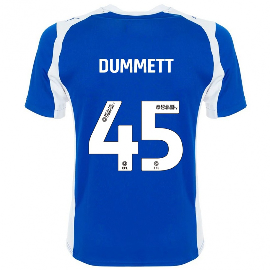 גברים כדורגל פול דאמט #45 כחול לבן ג'רזי ביתית 2025/26