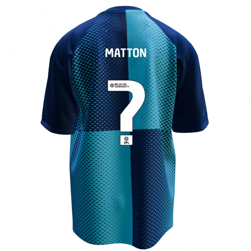 גברים כדורגל Jack Matton #0 כחול תכלת ג'רזי ביתית 2025/26