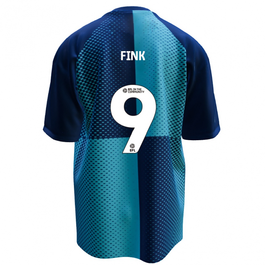 גברים כדורגל בראדלי פינק #9 כחול תכלת ג'רזי ביתית 2025/26