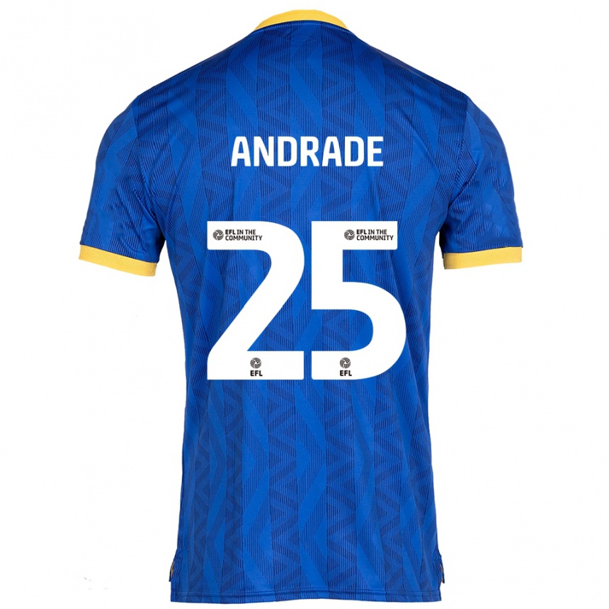 גברים כדורגל Maria Andrade #25 כחול נייבי צהוב ג'רזי ביתית 2025/26