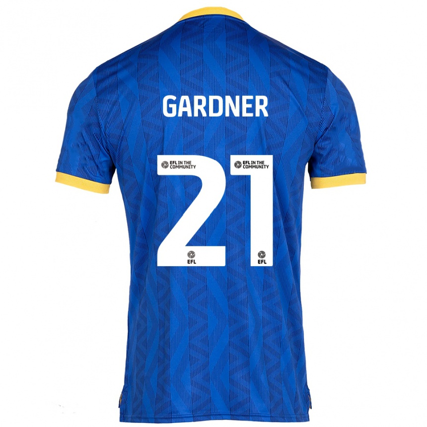 גברים כדורגל רמי גרדנר #21 כחול נייבי צהוב ג'רזי ביתית 2025/26