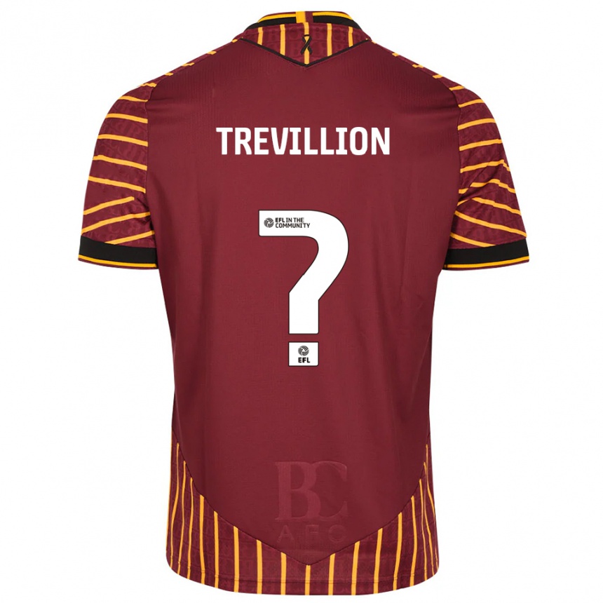 גברים כדורגל Isabella Trevillion #0 כתום בורדו ג'רזי ביתית 2025/26