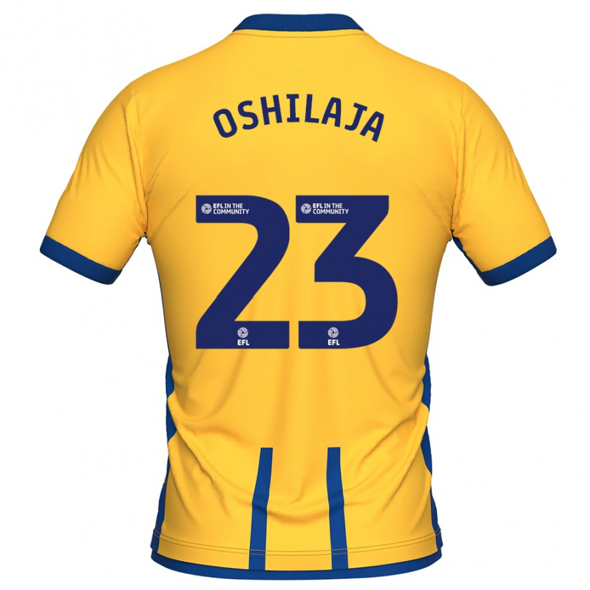גברים כדורגל דיי אושילאג'ה #23 צהוב כחול ג'רזי ביתית 2025/26