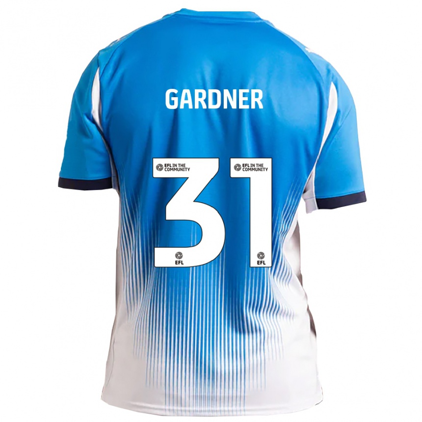 גברים כדורגל צ׳ה גרדנר #31 כחול לבן ג'רזי ביתית 2025/26