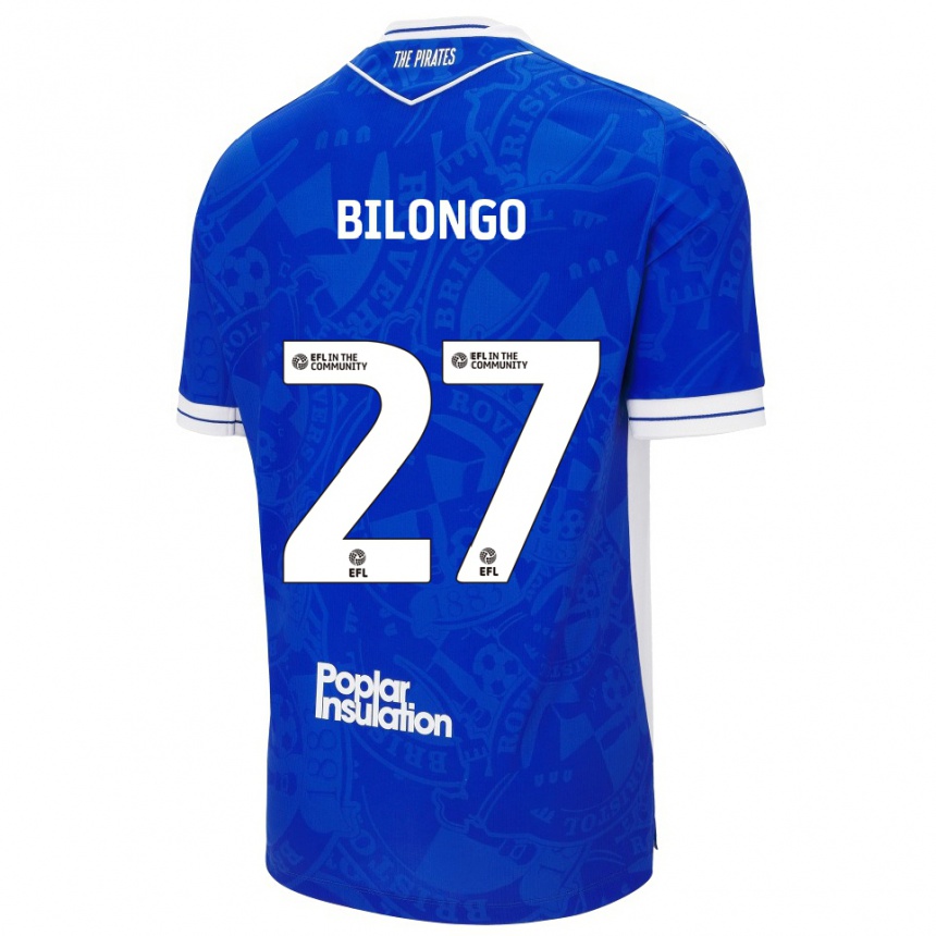 גברים כדורגל בראיינט בילונגו #27 כחול לבן ג'רזי ביתית 2025/26