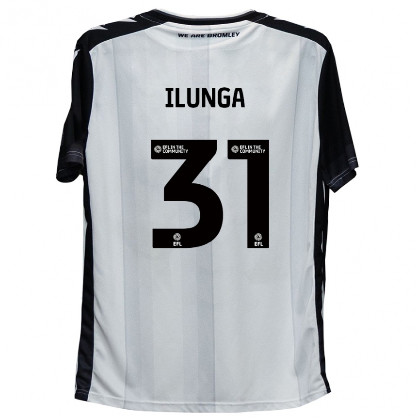 גברים כדורגל Brooklyn Ilunga #31 לבן שחור ג'רזי ביתית 2025/26