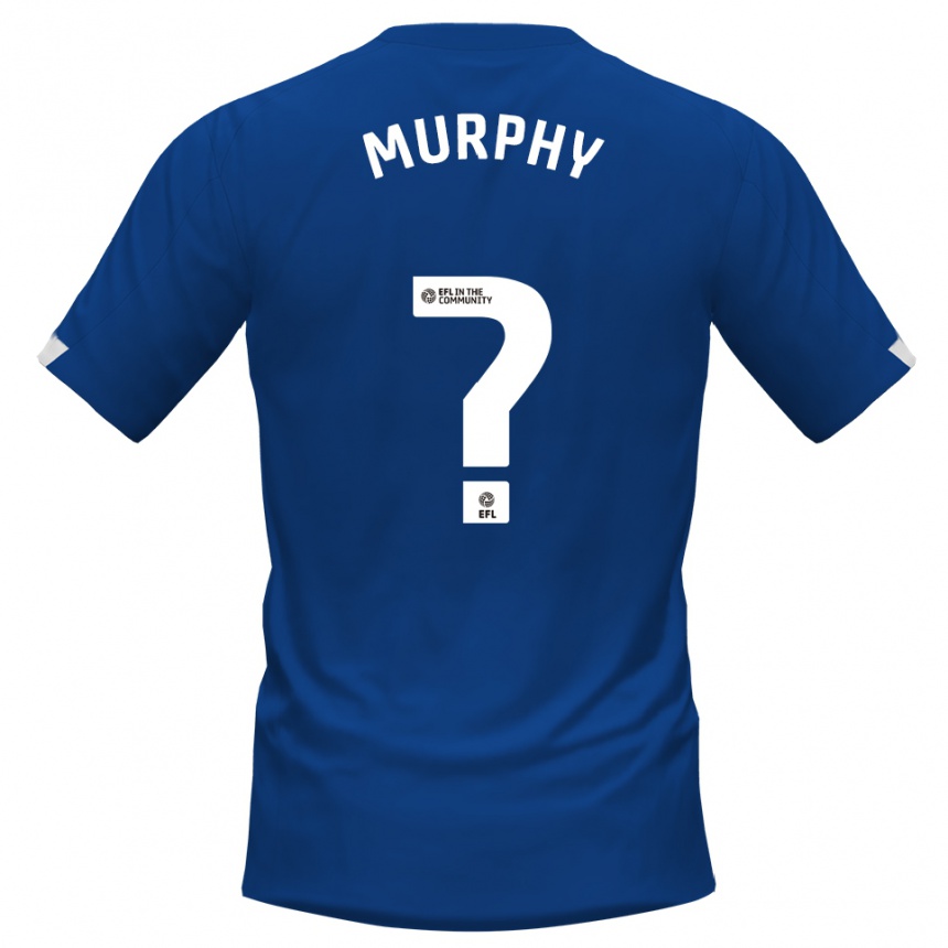 גברים כדורגל Hollie Murphy #0 כחול לבן ג'רזי ביתית 2025/26