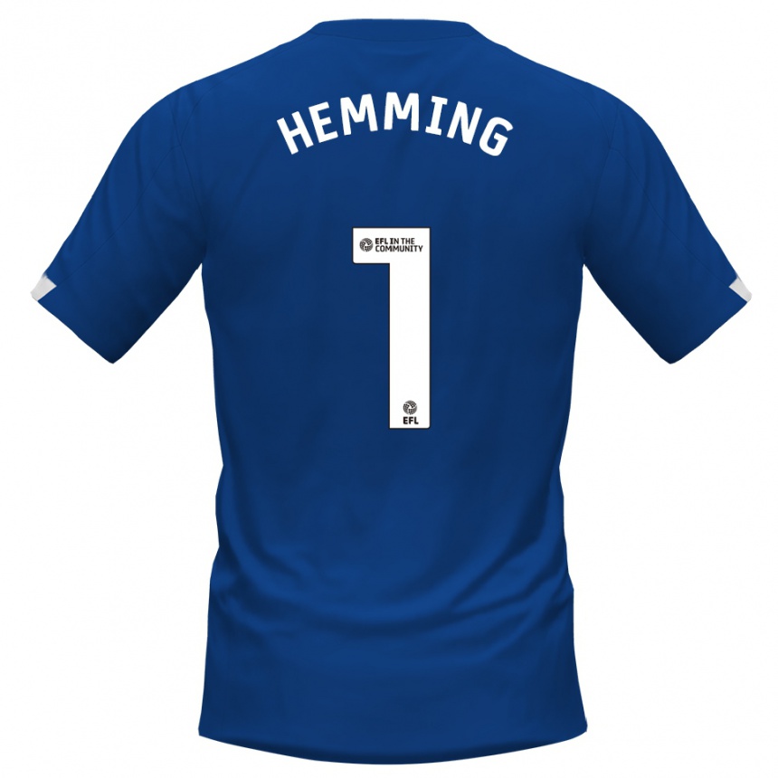 גברים כדורגל זאק המינג #1 כחול לבן ג'רזי ביתית 2025/26