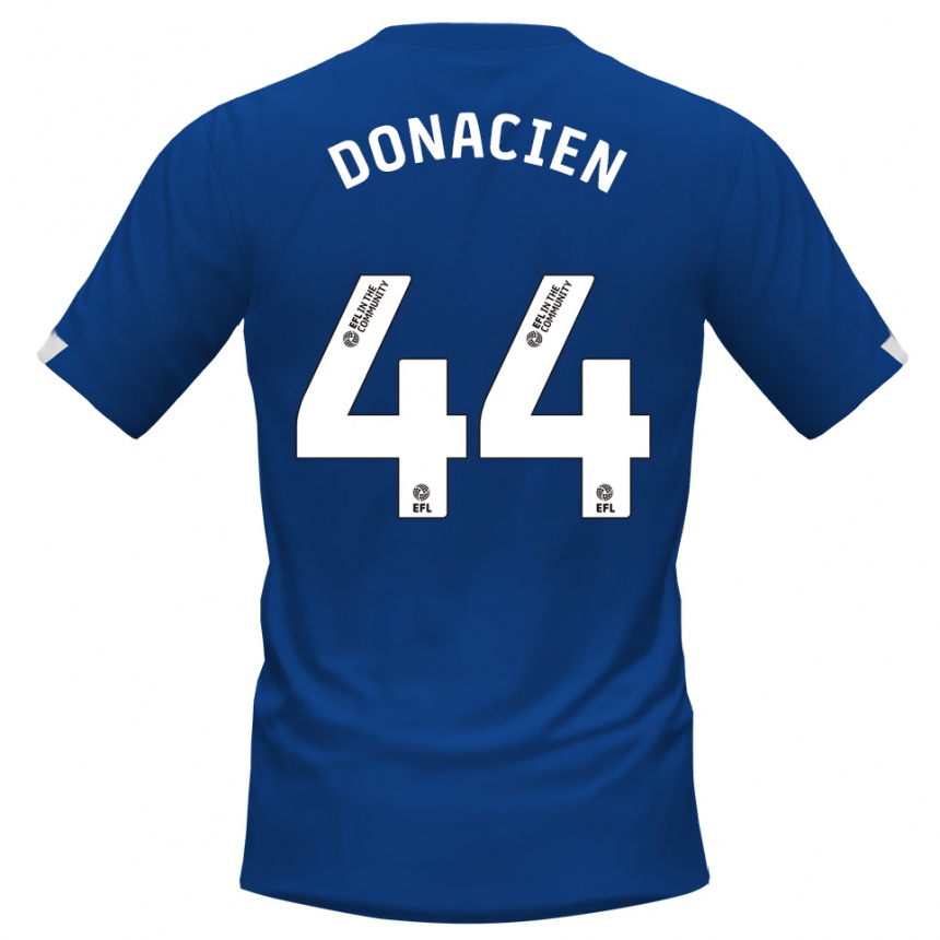 גברים כדורגל ג'נוי דונסיאן #44 כחול לבן ג'רזי ביתית 2025/26