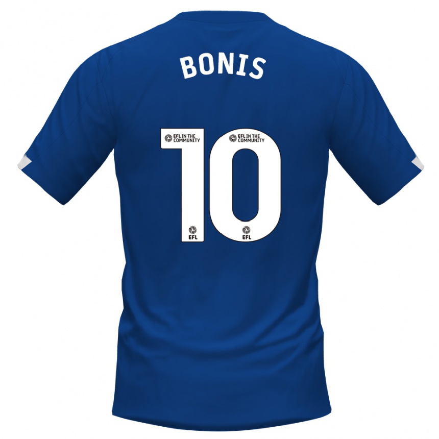 גברים כדורגל לי בוניס #10 כחול לבן ג'רזי ביתית 2025/26
