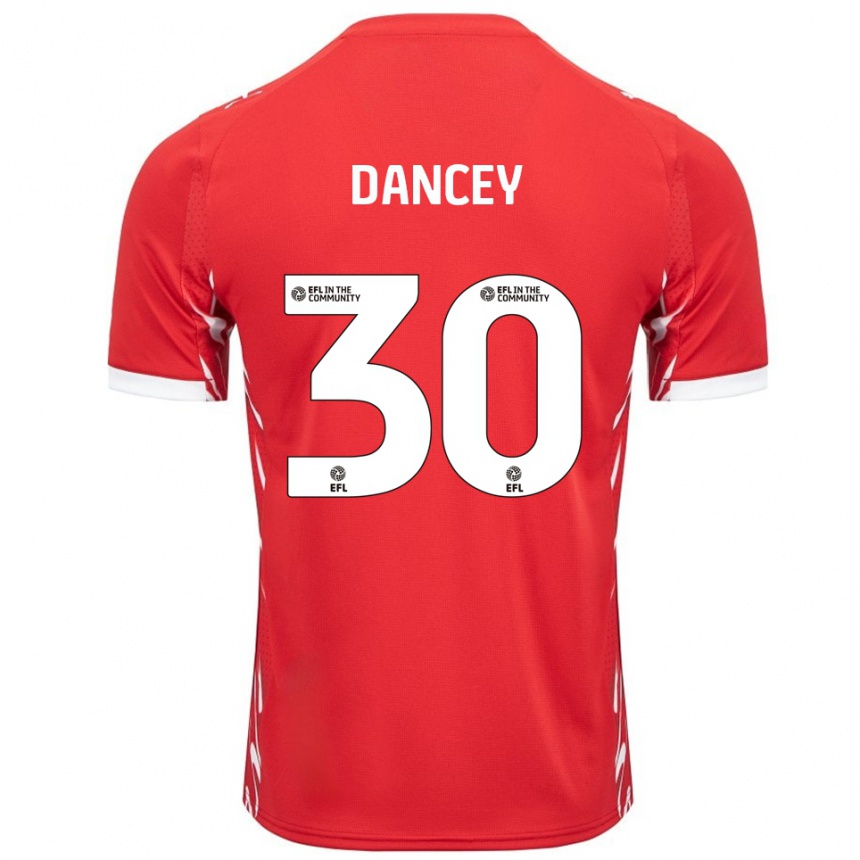 גברים כדורגל סטנלי רוברט דאנסי #30 אדום לבן ג'רזי ביתית 2025/26