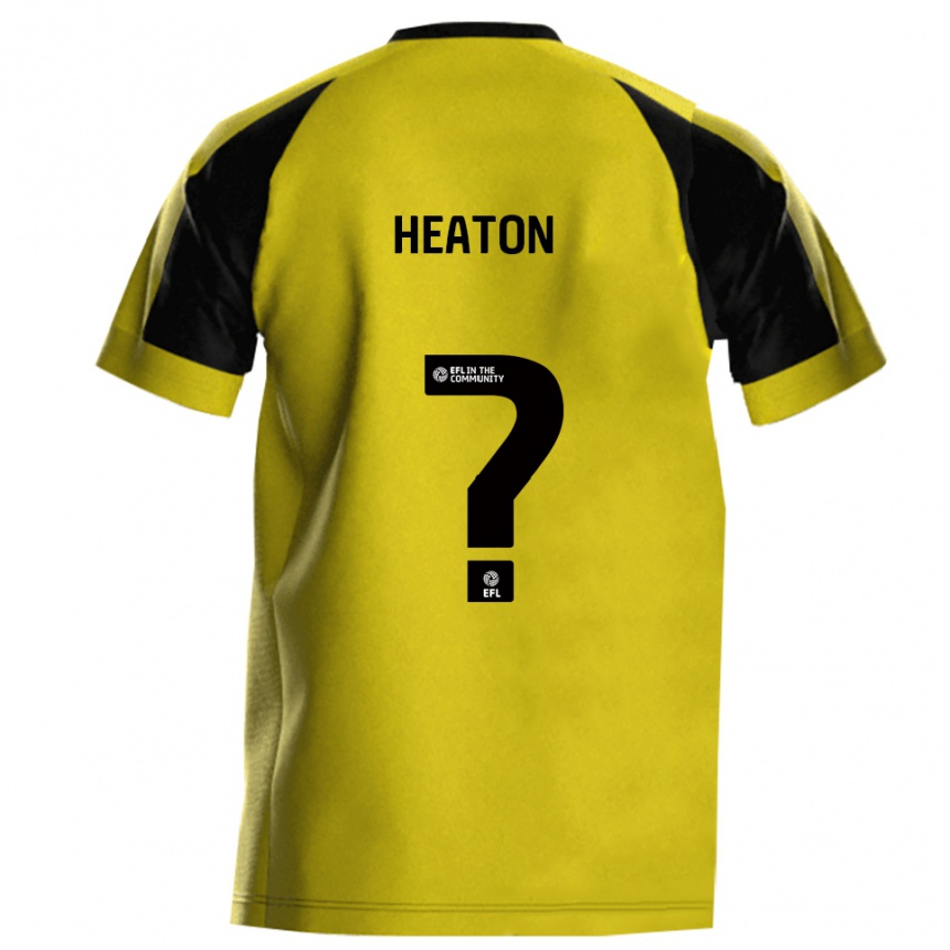 גברים כדורגל Alice Heaton #0 צהוב אפור ג'רזי ביתית 2025/26